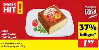 Nah&Frisch Rupp Rauchkäse Chili Paprika Angebot