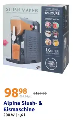 Action Alpina Slush & Eismaschine Angebot