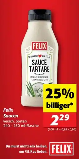 Nah&Frisch Felix Saucen Angebot