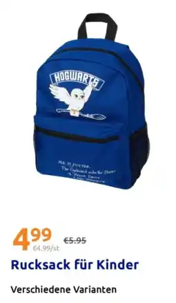 Action Rucksack für Kinder Angebot