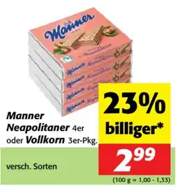Nah&Frisch Manner Neapolitaner oder Vollkorn Angebot