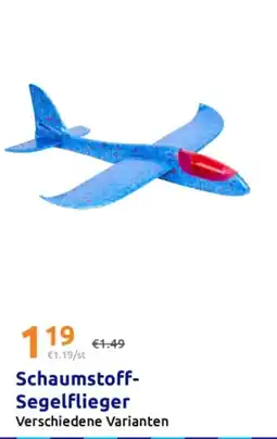 Action Schaumstoff Segelflieger Angebot