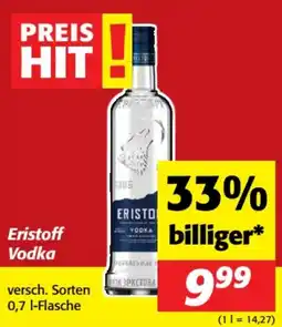 Nah&Frisch Eristoff Vodka Angebot