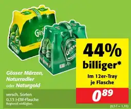 Nah&Frisch Gösser Märzen, Naturradler oder Naturgold Angebot