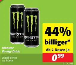 Nah&Frisch Monster Energy Drink Angebot