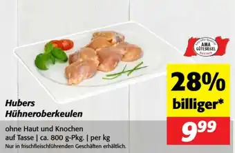 Nah&Frisch Hubers Hühneroberkeulen Angebot