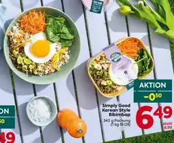 Billa Simply Good Korean Style Bibimbap Angebot