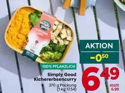 Billa Simply Good Kichererbsencurry Angebot