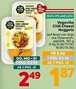 Billa Vegavita Chili Cheezi Nuggets Angebot