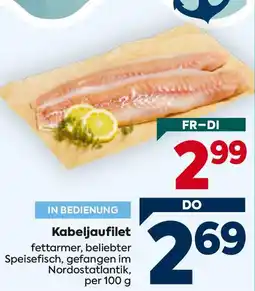 Billa Kabeljaufilet Angebot