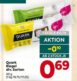 Billa Quark Riegel Angebot