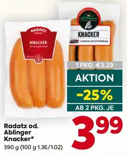 Billa Radatz od Ablinger Knacker Angebot