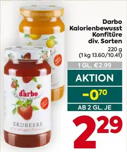 Billa Darbo Kalorienbewusst Konfitüre Angebot