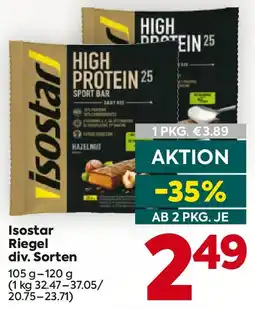 Billa Isostar Riegel Angebot