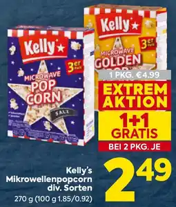 Billa Kellys Mikrowellenpopcorn Angebot