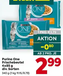 Billa Purina One Frischebeutel Angebot