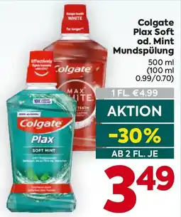 Billa Colgate Plax Soft od Mint Mundspülung Angebot