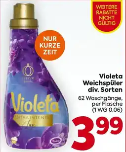 Billa Violeta Weichspüler Angebot