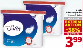 Billa Softis Toilettenpapier Angebot