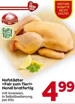 Billa Hofstädter Fair zum Tier! Hendl bratfertig Angebot