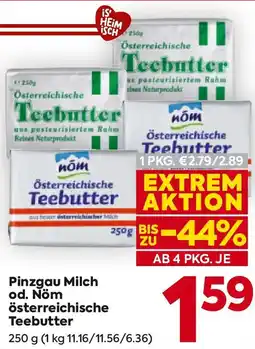 Billa Pinzgau Milch od Nöm österreichische Teebutter Angebot