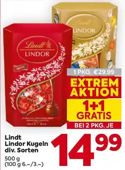 Billa Lindt Lindor Kugeln Angebot