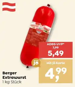 ADEG Berger Extrawurst Angebot