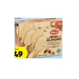 Hofer Mini Stieleis Mandel weiße Schokolade HOFER Angebot