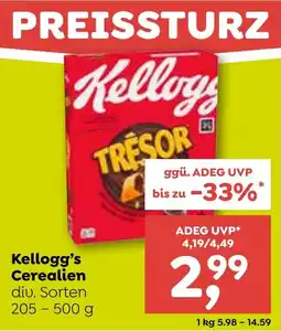 ADEG Kelloggs Cerealien Angebot
