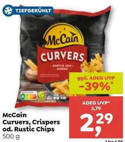 ADEG McCain Curvers Crispers od Rustic Chips Angebot