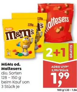 ADEG M&ms od maltesers Angebot