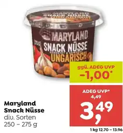 ADEG Maryland Snack Nüsse Angebot