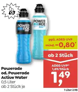 ADEG Powerade od Powerade Active Water Angebot