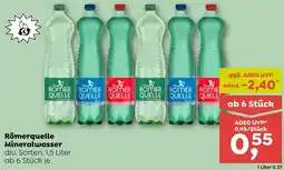 ADEG Römerquelle Mineralwasser Angebot