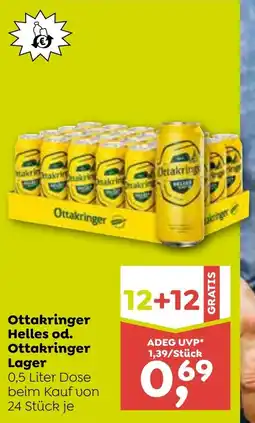 ADEG Ottakringer Helles od Ottakringer Lager Angebot