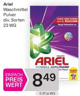 Bipa Ariel Waschmittel Pulver Angebot