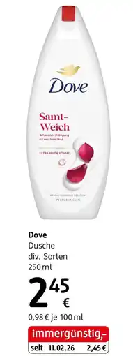 dm Dove Dusche Angebot