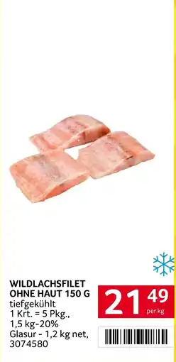 Transgourmet Wildlachsfilet ohne haut Angebot