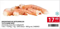 Transgourmet Argentinische rotgarnelen 13/15 ohne kopf Angebot