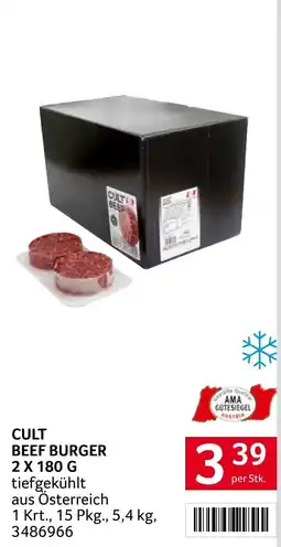 Transgourmet Cult beef burger Angebot