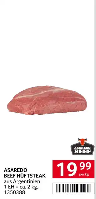 Transgourmet Asaredo beef hüftsteak Angebot