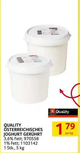 Transgourmet Quality österreichisches joghurt gerührt Angebot