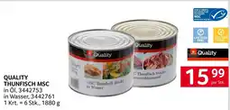 Transgourmet Quality thunfisch msc Angebot