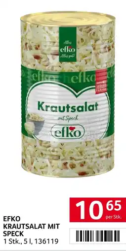 Transgourmet Efko krautsalat mit speck Angebot