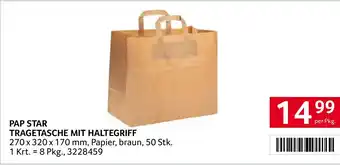 Transgourmet Pap star tragetasche mit haltegriff Angebot