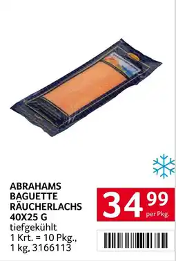 Transgourmet Abrahams baguette räucherlachs Angebot