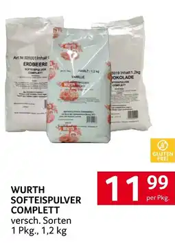 Transgourmet Wurth softeispulver complett Angebot