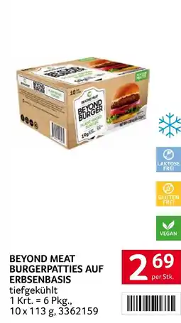 Transgourmet Beyond meat burgerpatties auf erbsenbasis Angebot