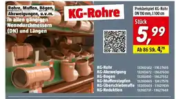 Bauhaus KG-Rohre Angebot