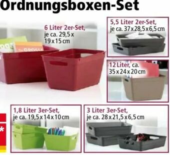 Norma Ordnungsboxen-Set Angebot